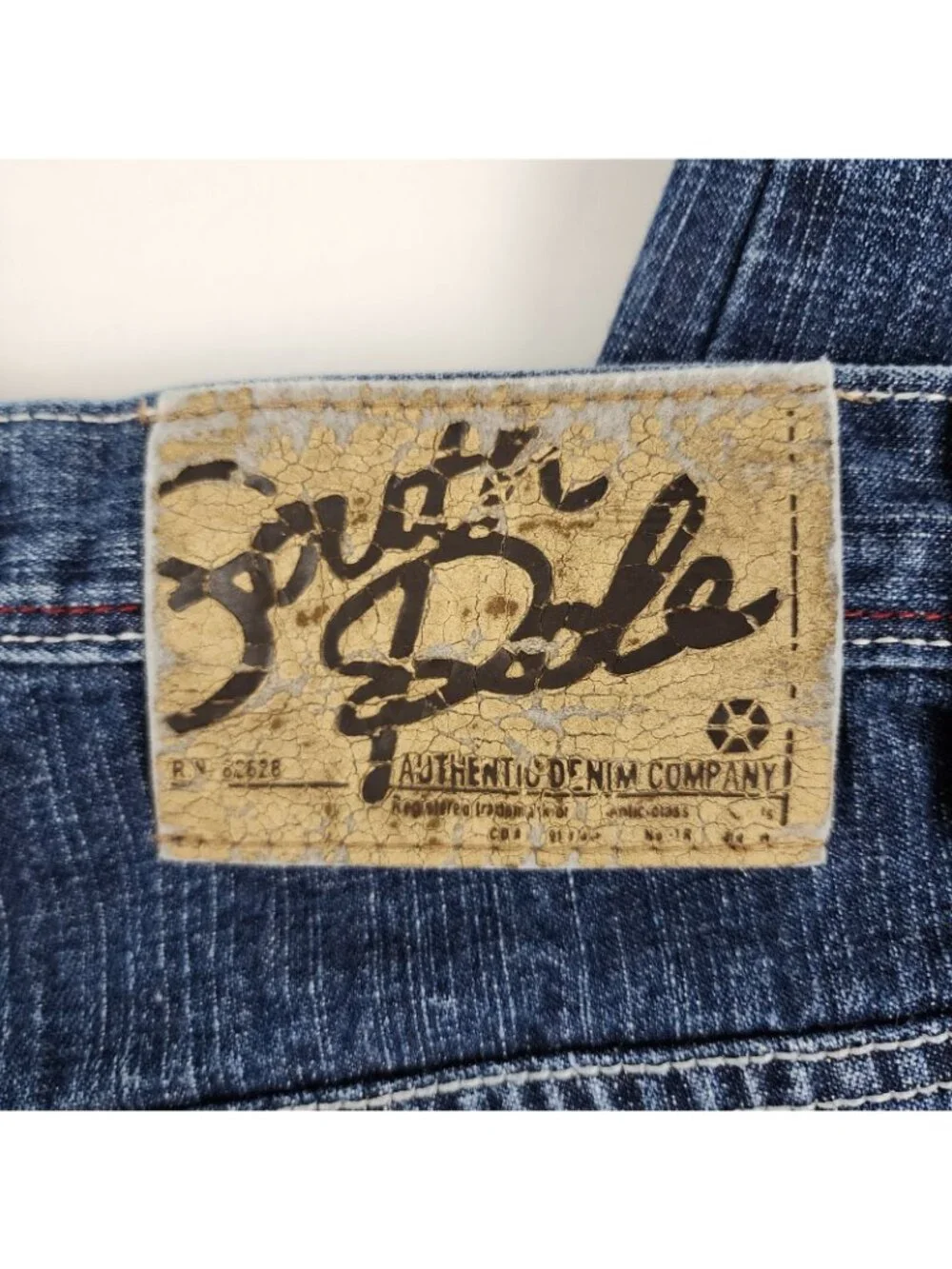 Southpole Jeans Mens 34x32 Blue Vintage Rare Wide Leg Hip Hop Baggy Skater